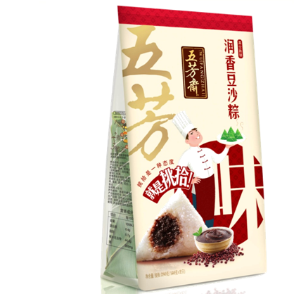140克*2润香豆沙粽